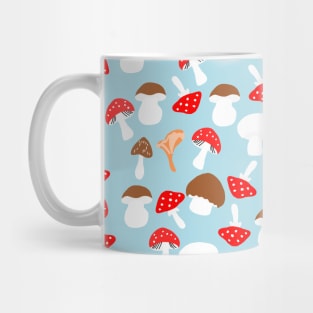 Cute Mushrooms Print Mug